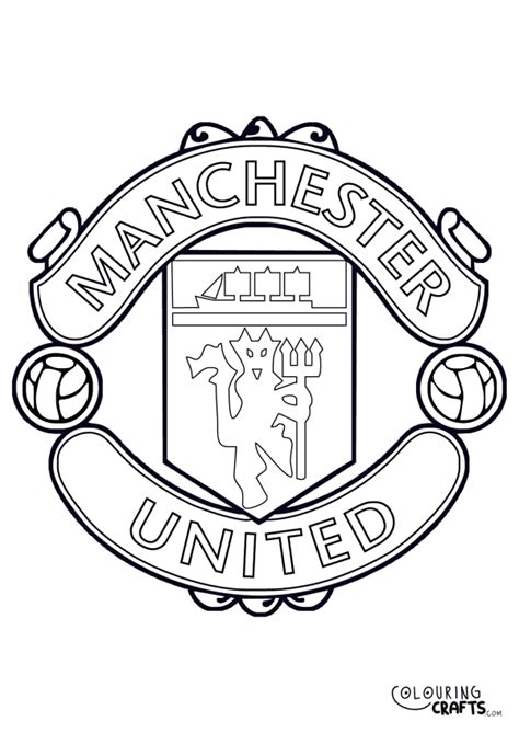 man united pictures to colour in